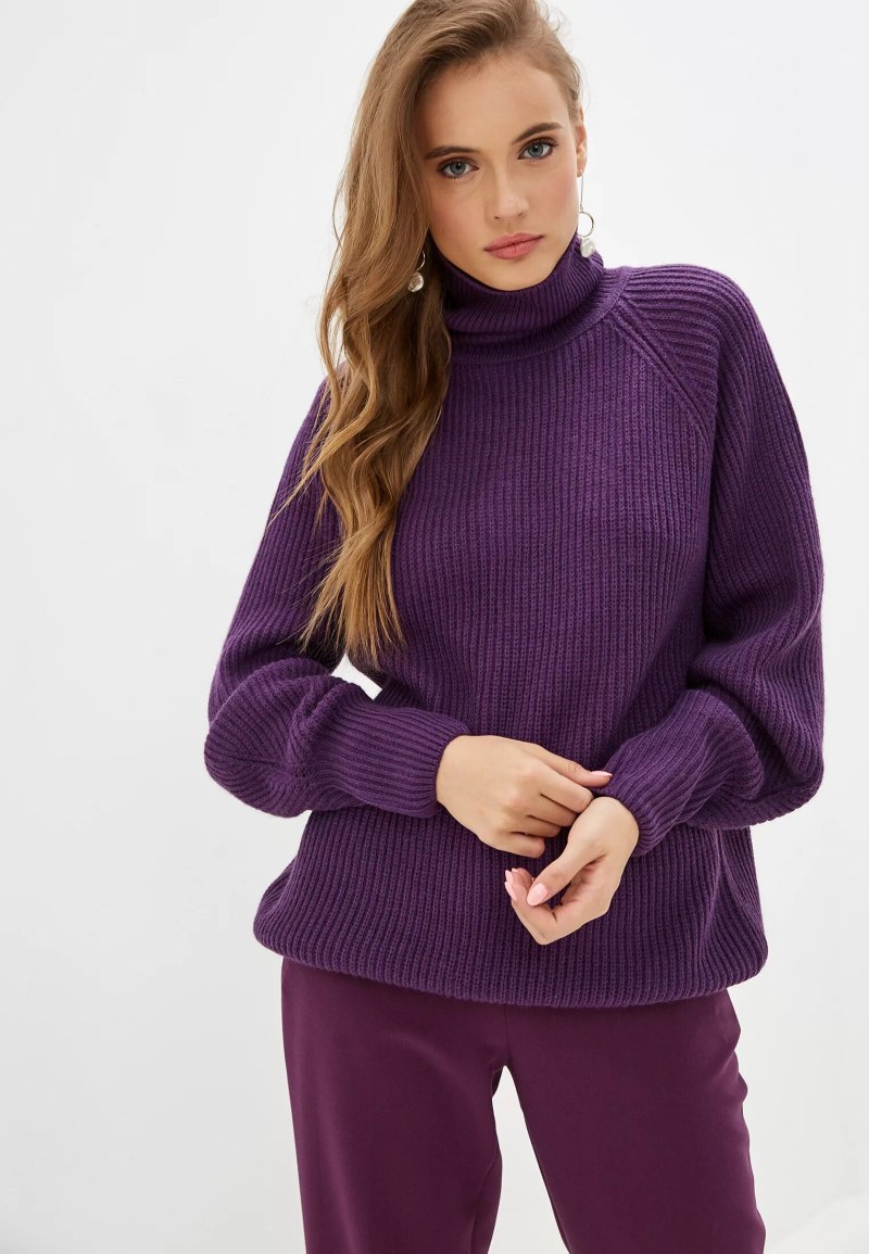 Фиолетовый джемпер