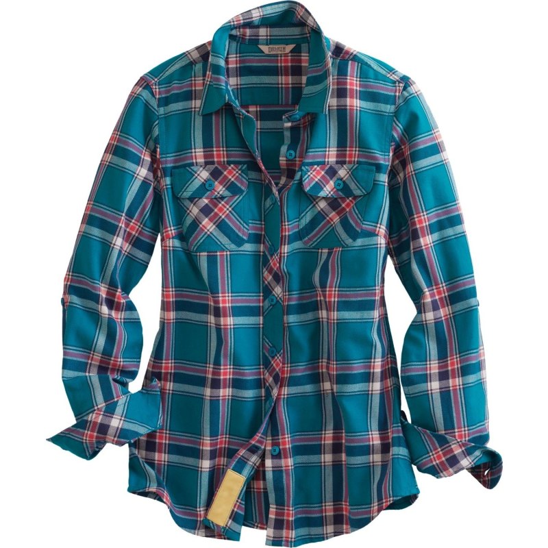 Клетчатая фланелевая рубашка