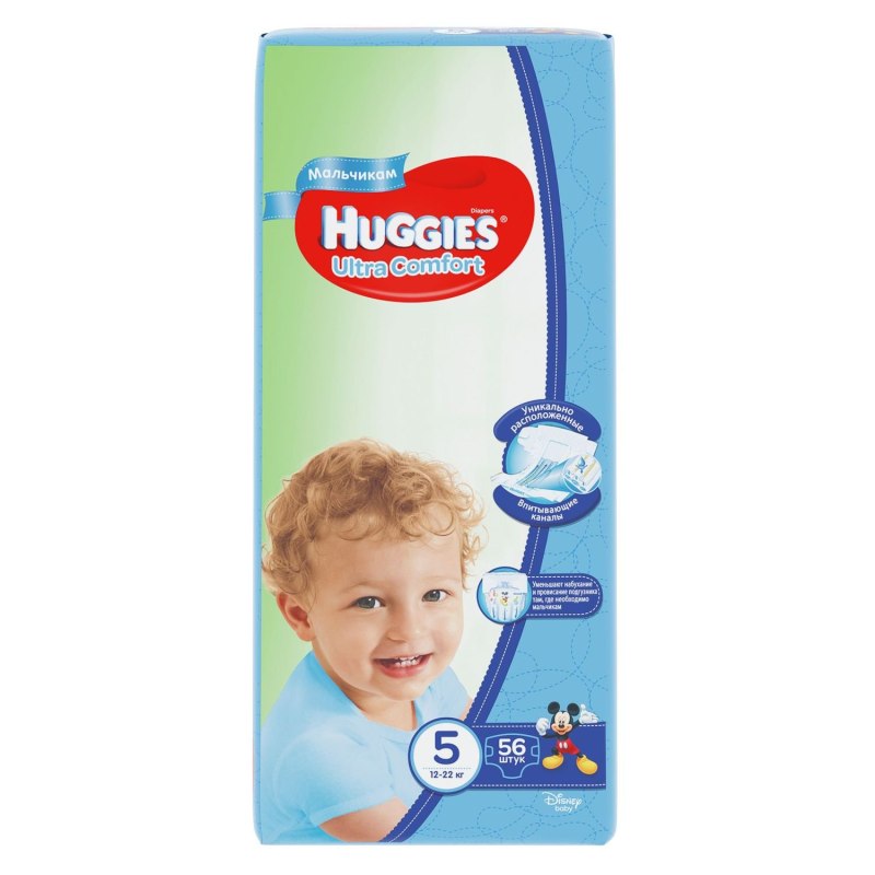 Huggies Ultra Comfort 5 для мальчиков