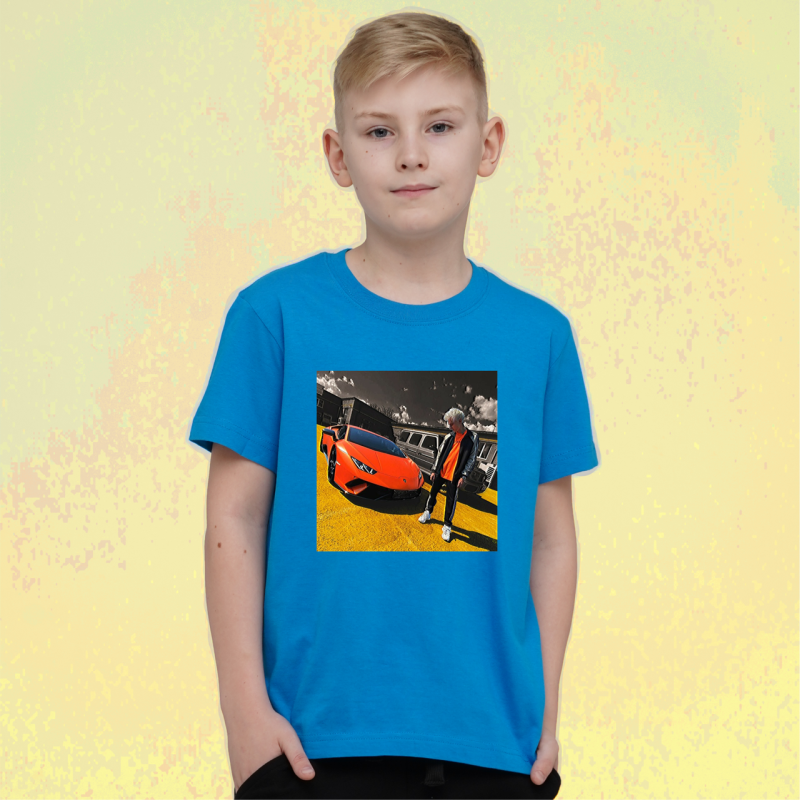 Влад а4 в синем футболке