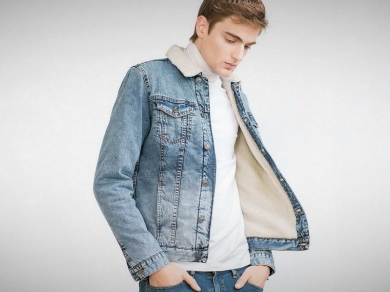 Джинсовая куртка Zolla Denim мужские зимняя
