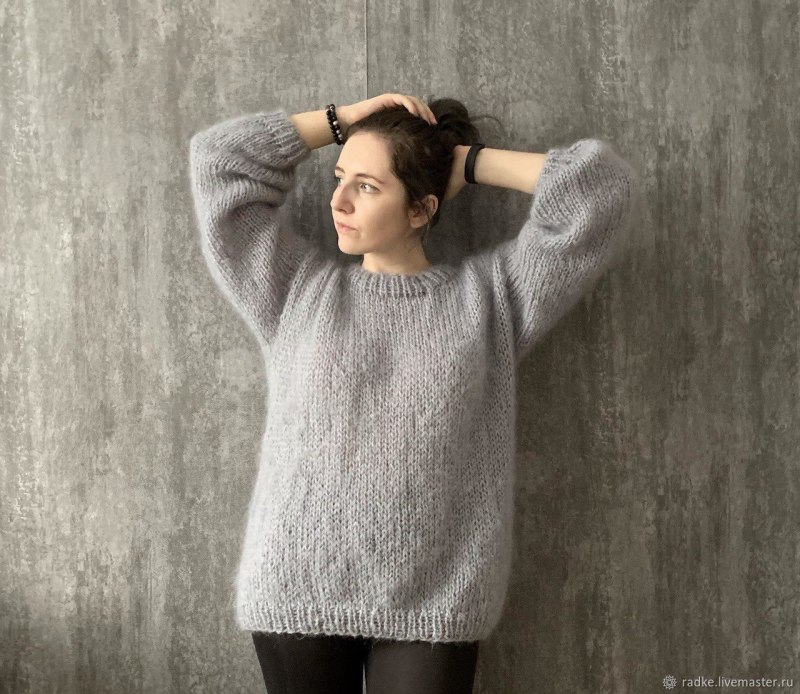 Ирэн белый мохеровый свитер