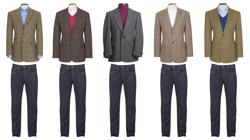 Сочетание цветов пиджака и брюк