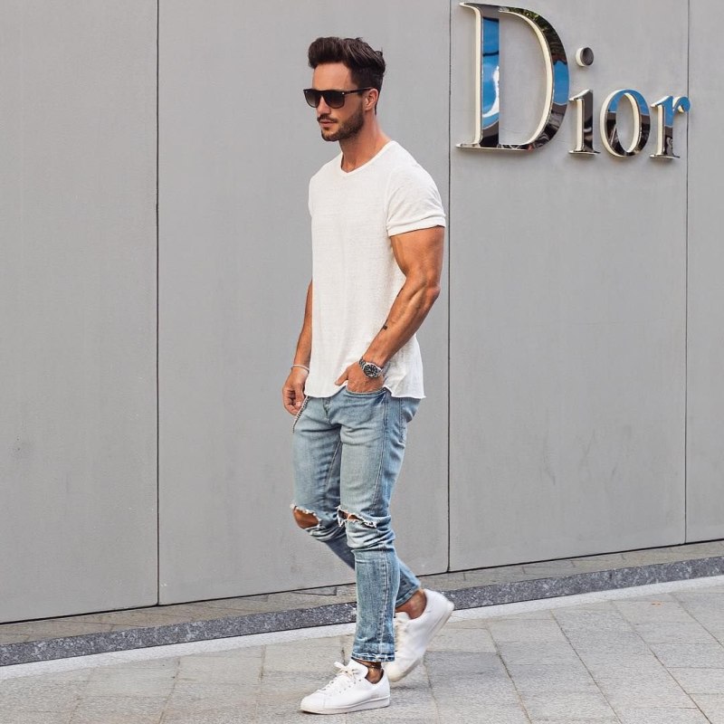 Кроссовки под джинсы мужские