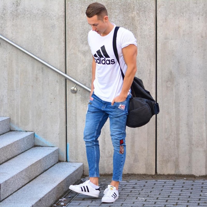Adidas Superstar outfit men