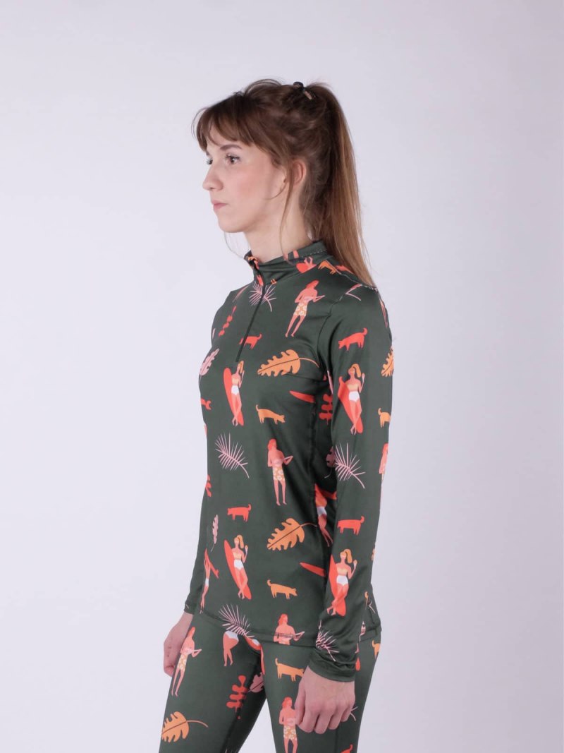 Цветное термобелье женское