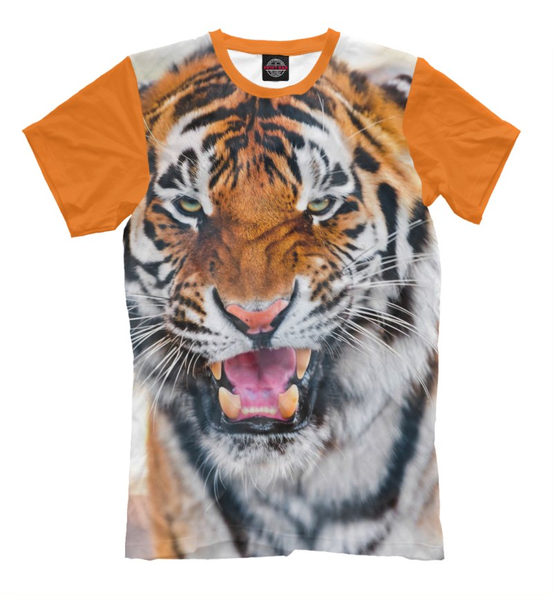 Футболка тигровый принт