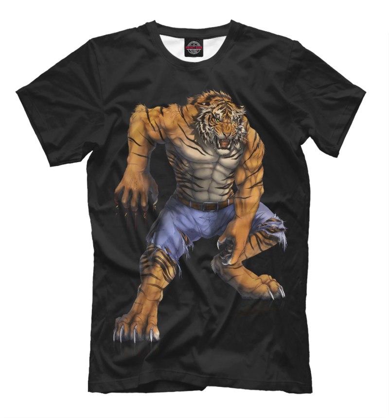 Футболка мужская тигр