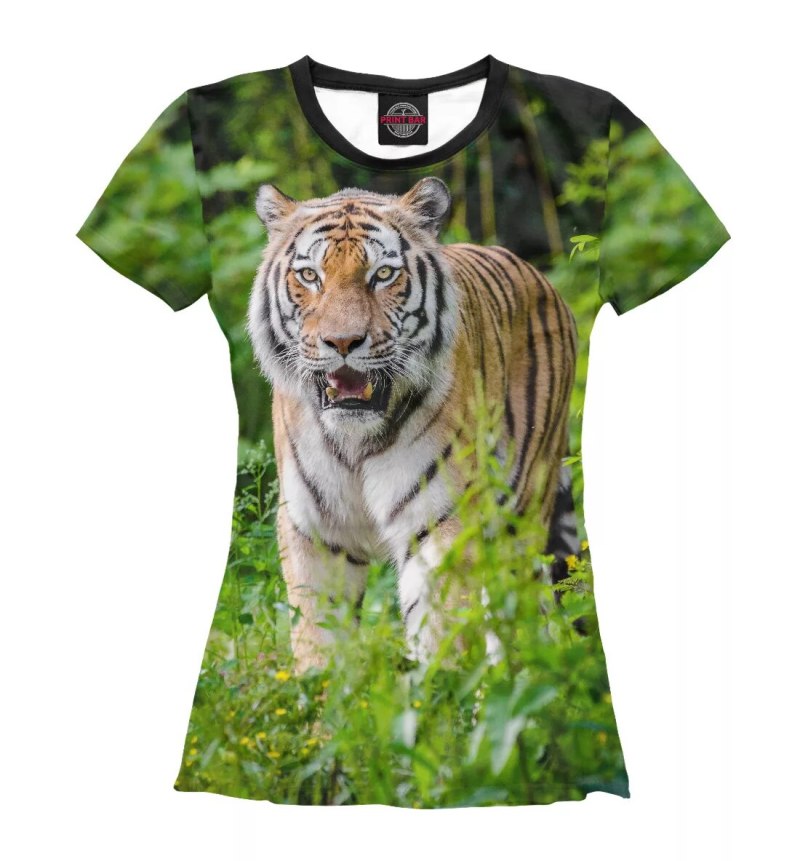 Женская майка тигр