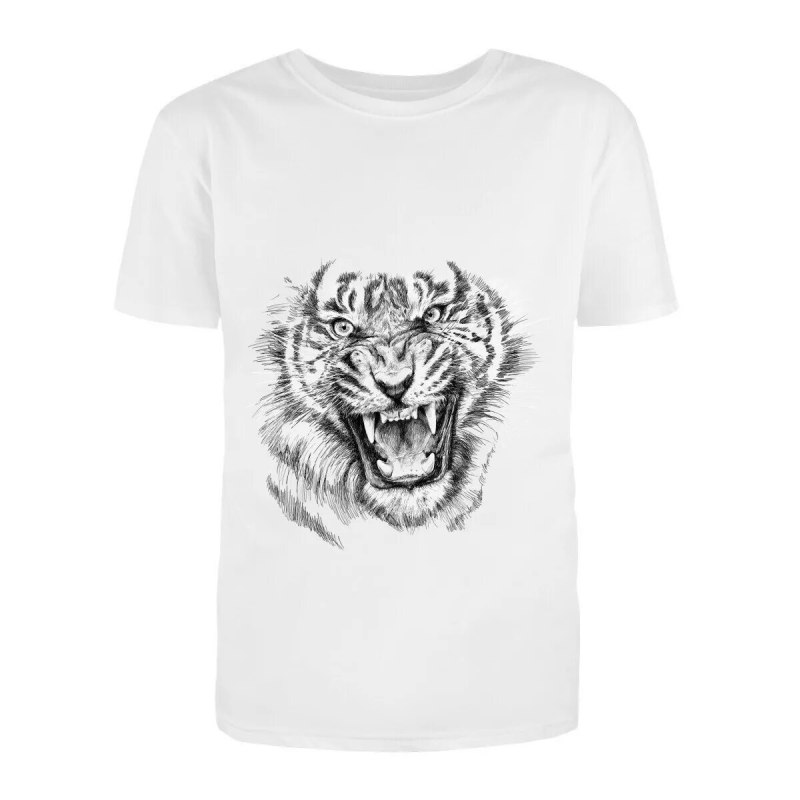 Футболка с принтом тигр