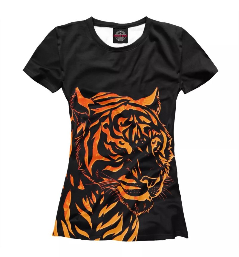 Женская майка тигр