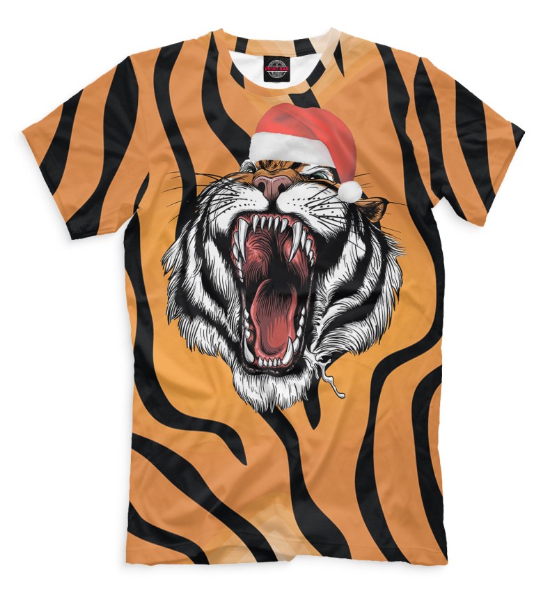 Футболка мужская тигр