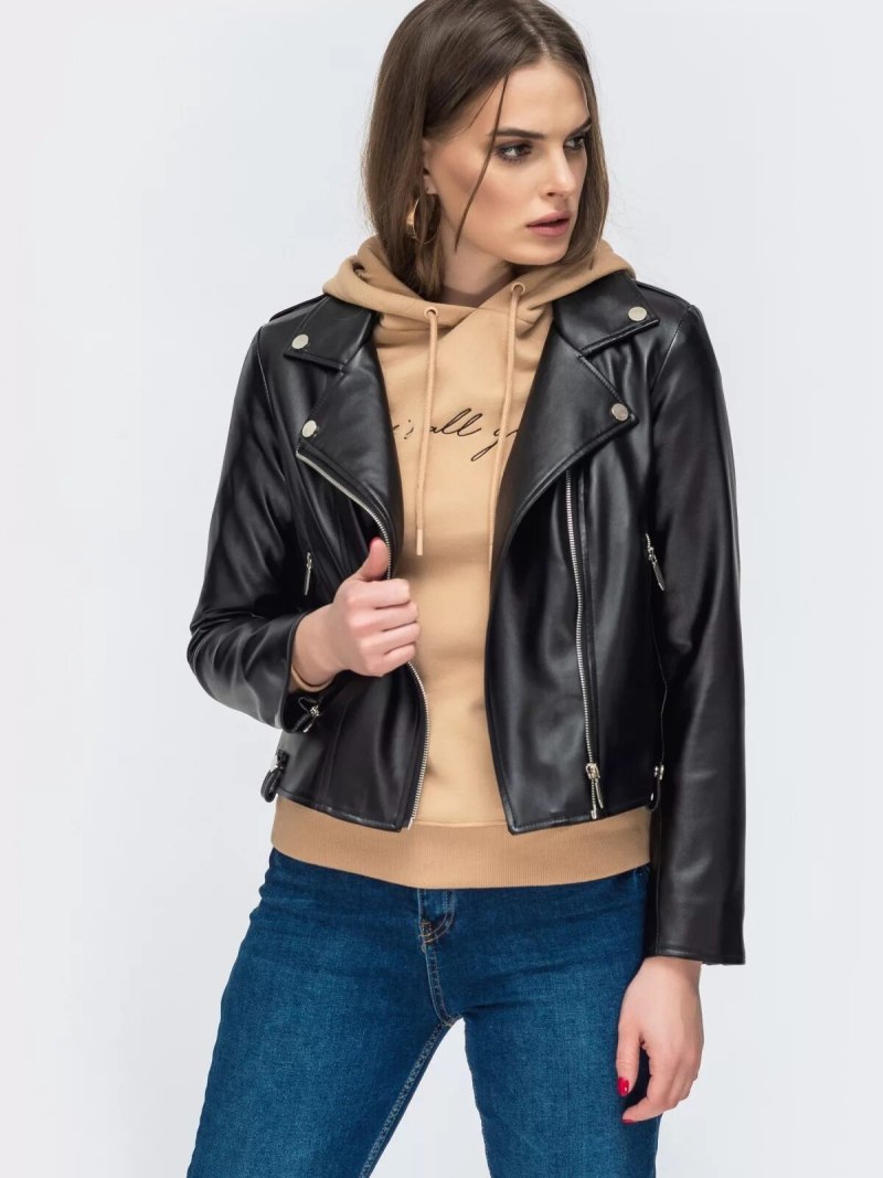 Куртка косуха женская укороченная