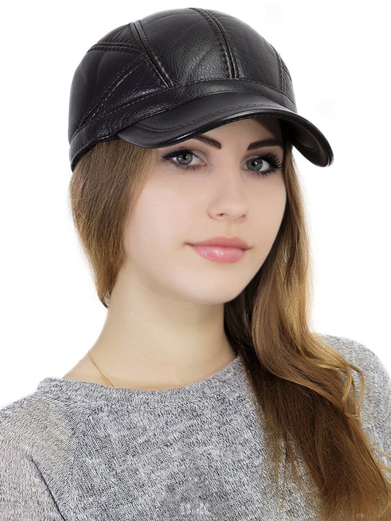 Бейсболка женская зимняя