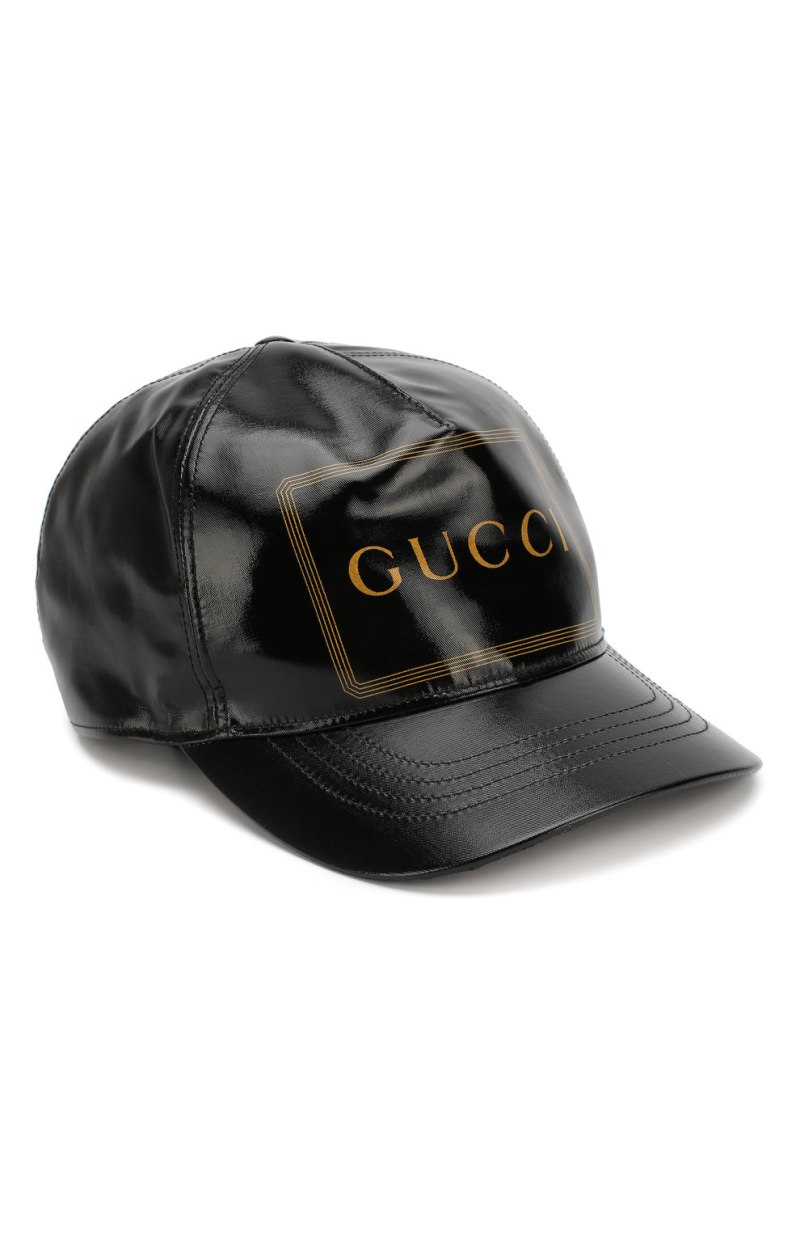 Черная бейсболка гуччи