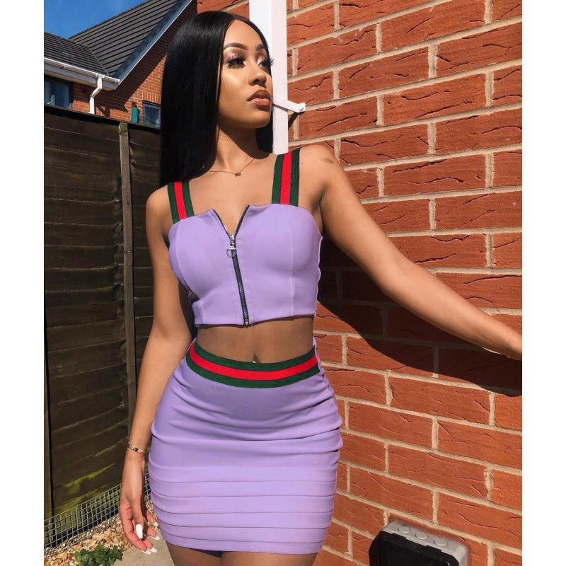 Юбка с топом комплект летние