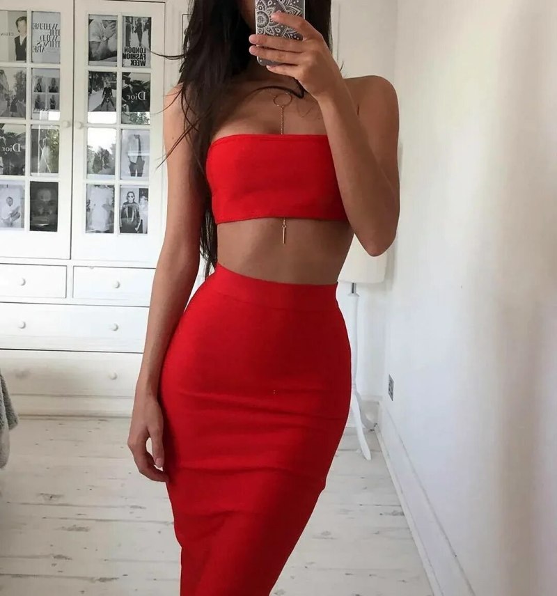 Костюм юбка и топ