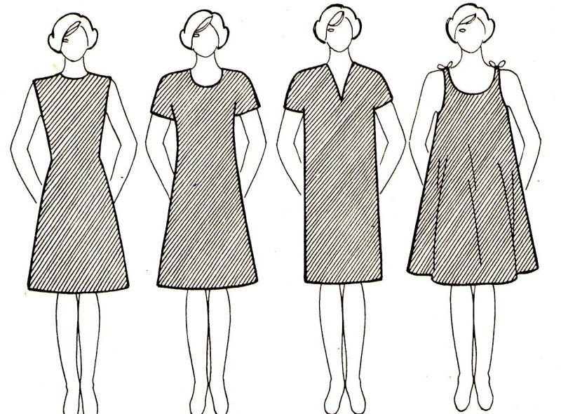 Т силуэт в одежде