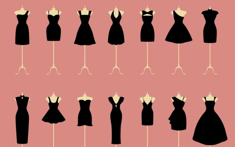 Маленькое черное платье фасоны