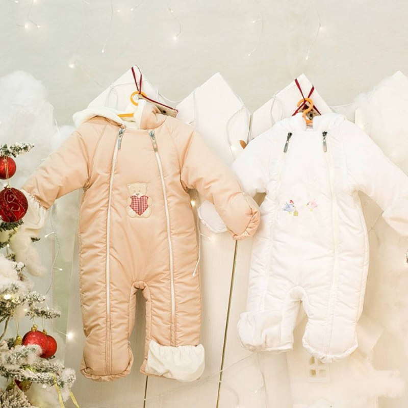 Комбез зимний для новорожденных