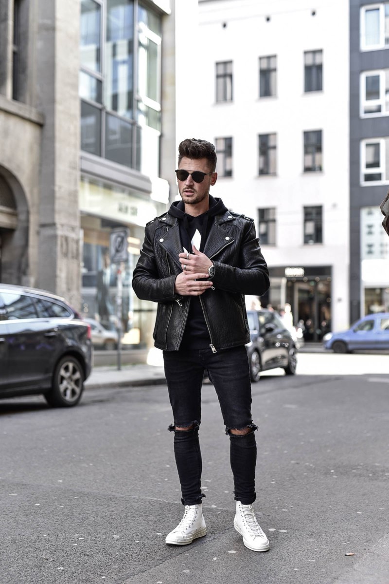 Converse Black outfit men