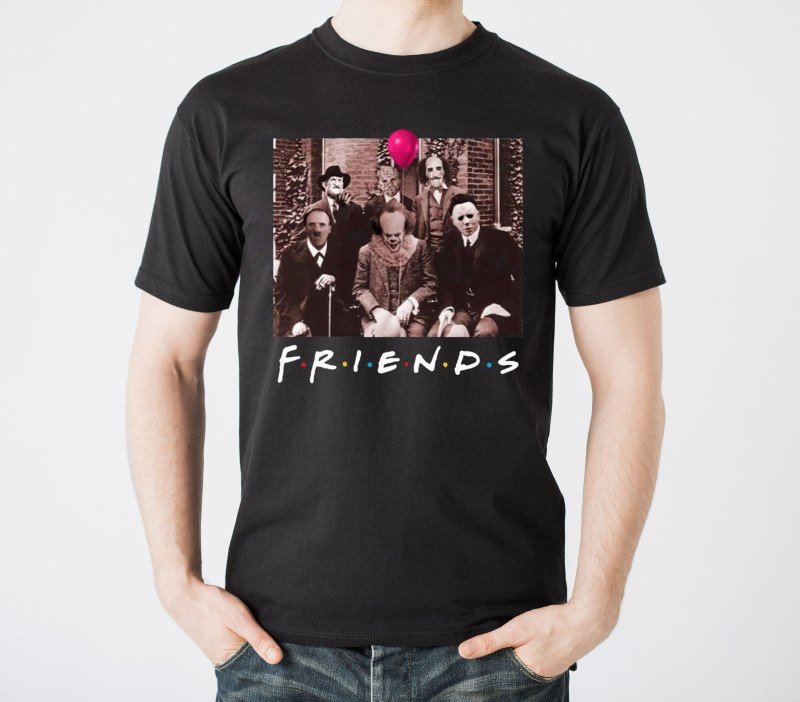 Футболка друзья с маньяками