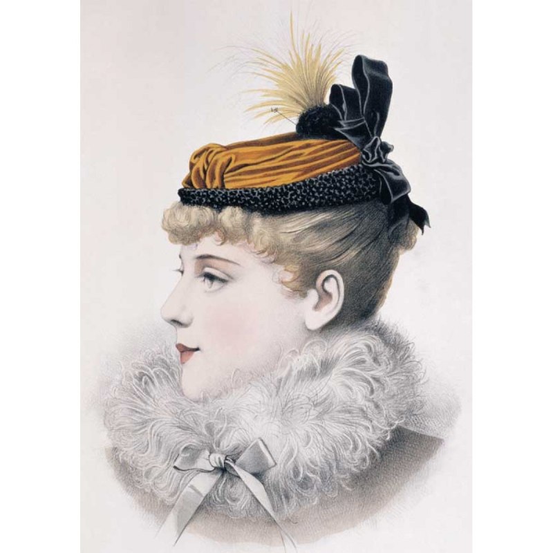 Шляпка женская 19 век