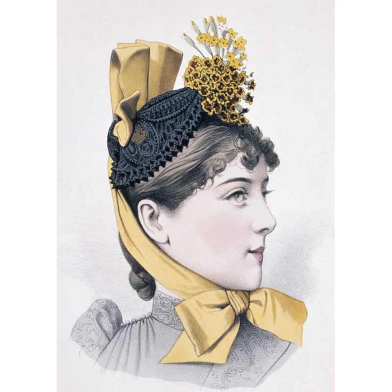 Дамские шляпки 1889-1897