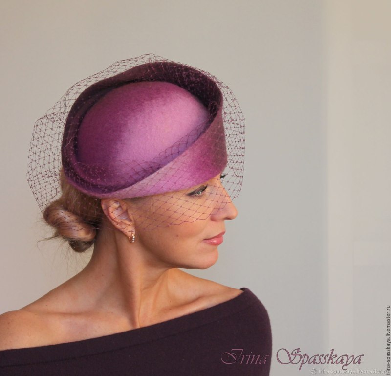 Шляпа ток женская