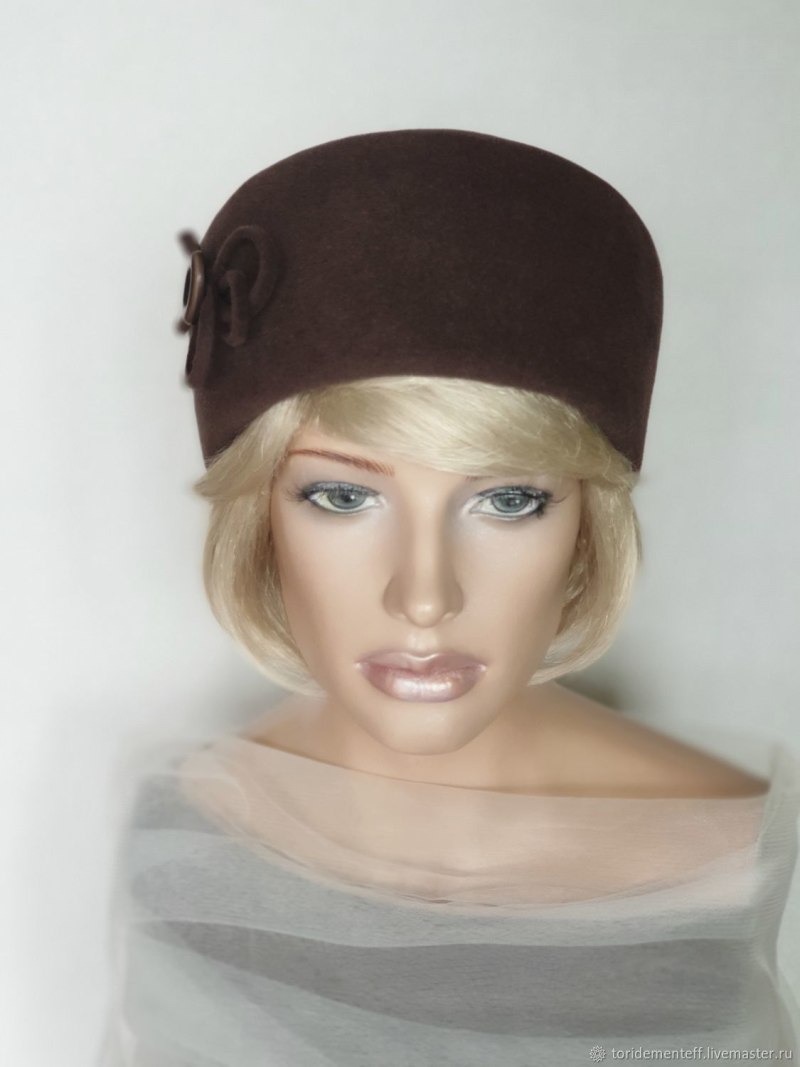 Шляпа ток женская