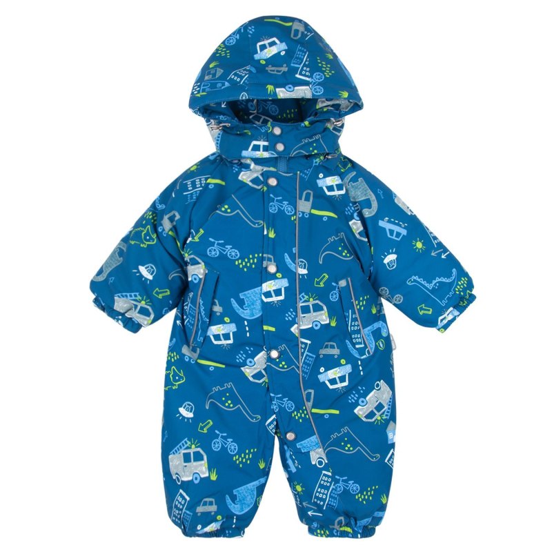 Комбинезон fun time зимний голубой