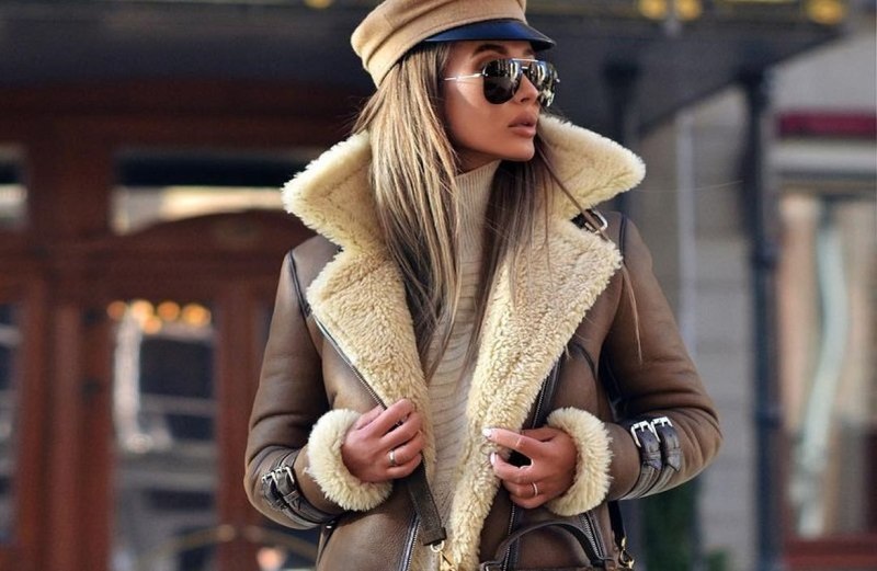 Шапка к дубленке женская