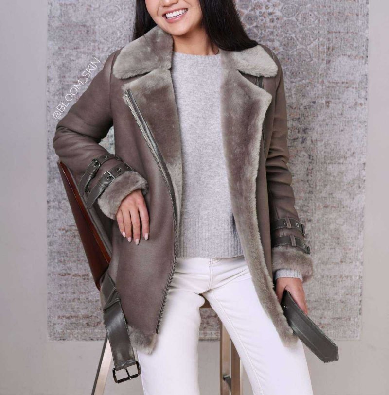 Куртка Авиатор женская Снежная Королева