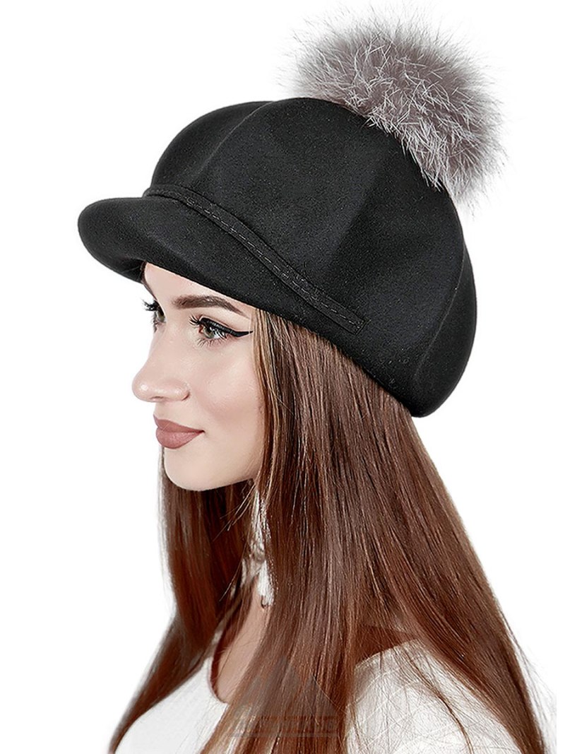 Кепка с мехом