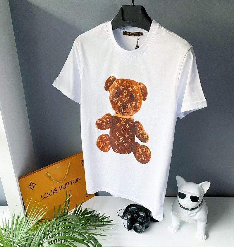 Футболка Луи Виттон белая мужская