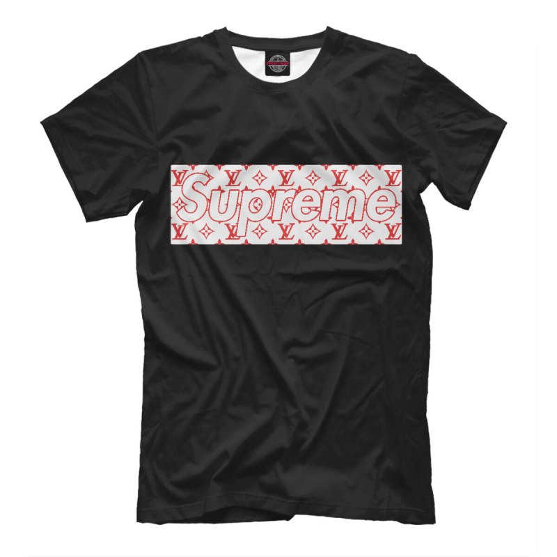 Футболка Supreme Louis Vuitton белая