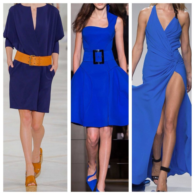 Обувь под синее платье