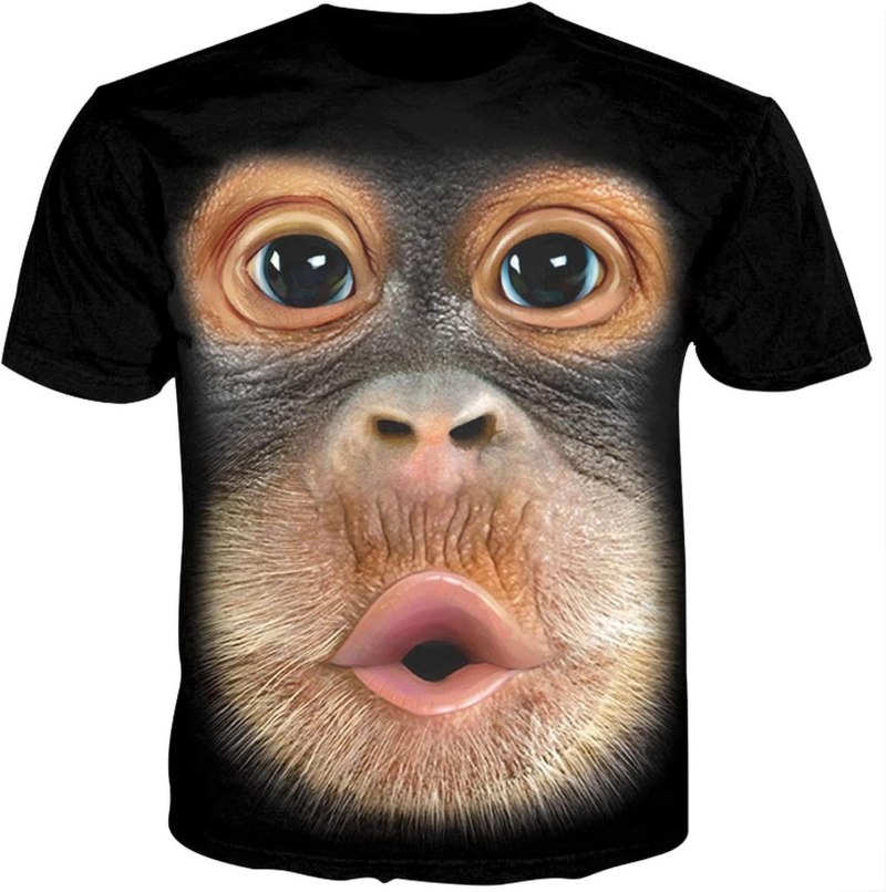 Футболка с обезьяной