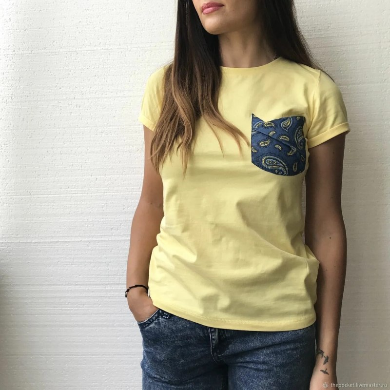 Футболка с кармашком