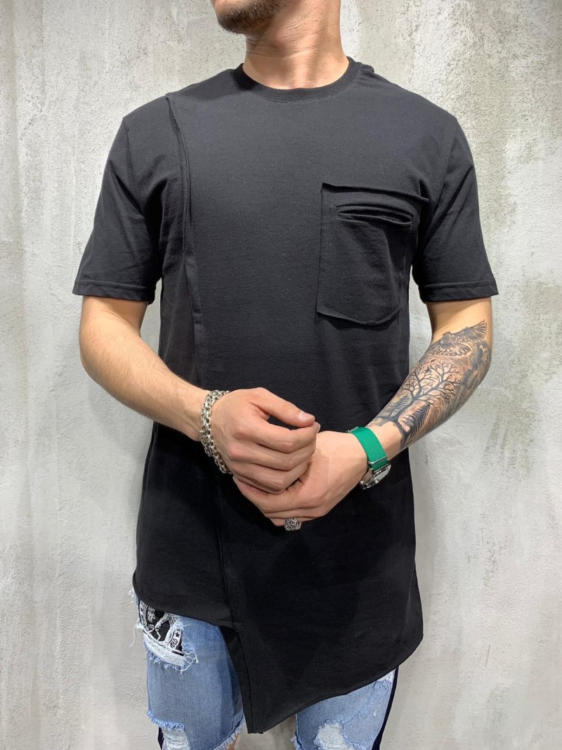 Футболка с карманом мужская