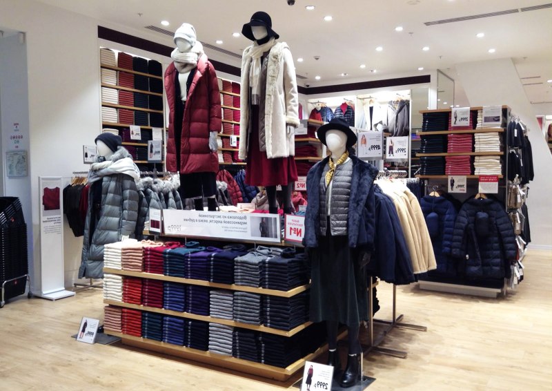 Мерчандайзинг в магазине одежды