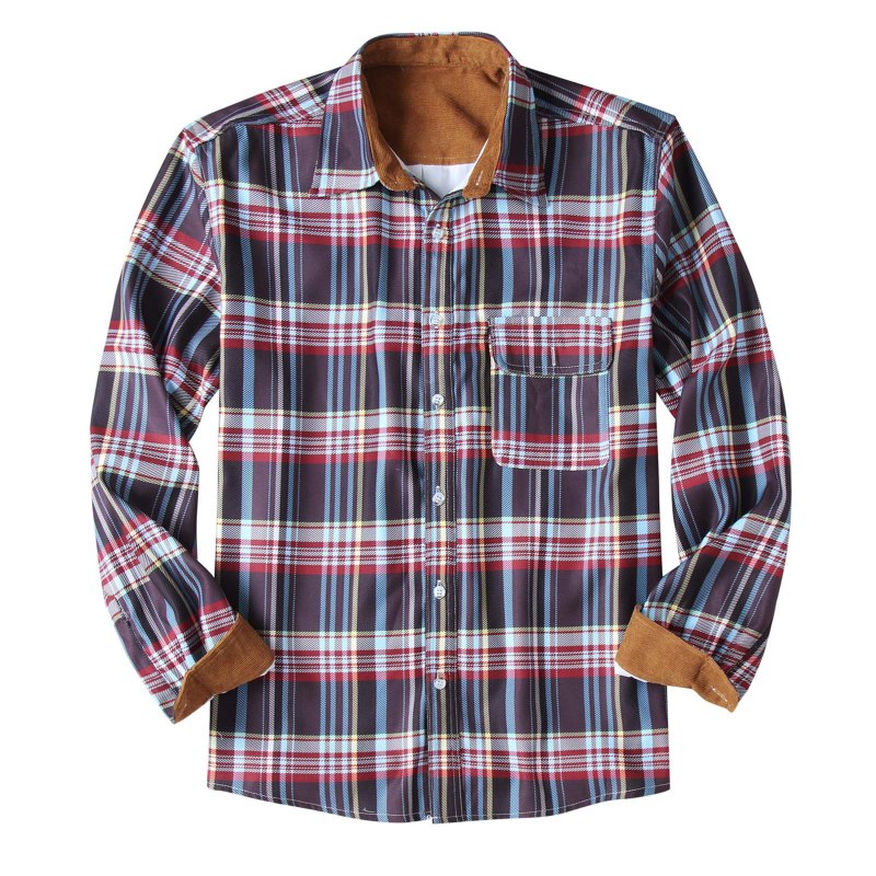 Рубашка из фланели мужская