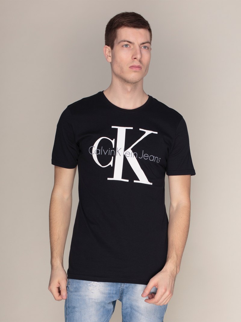CK Calvin Klein черная футболка мужская