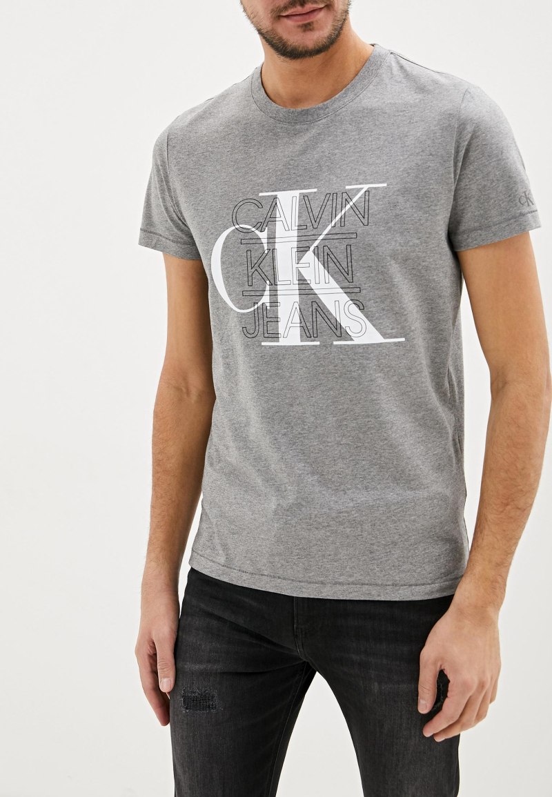 Calvin Klein Jeans футболка мужская черная