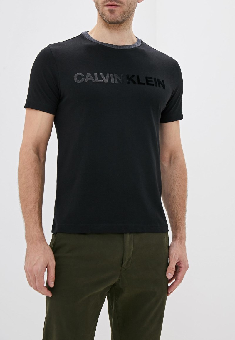 Футболка Кельвин Кляйн мужская черная