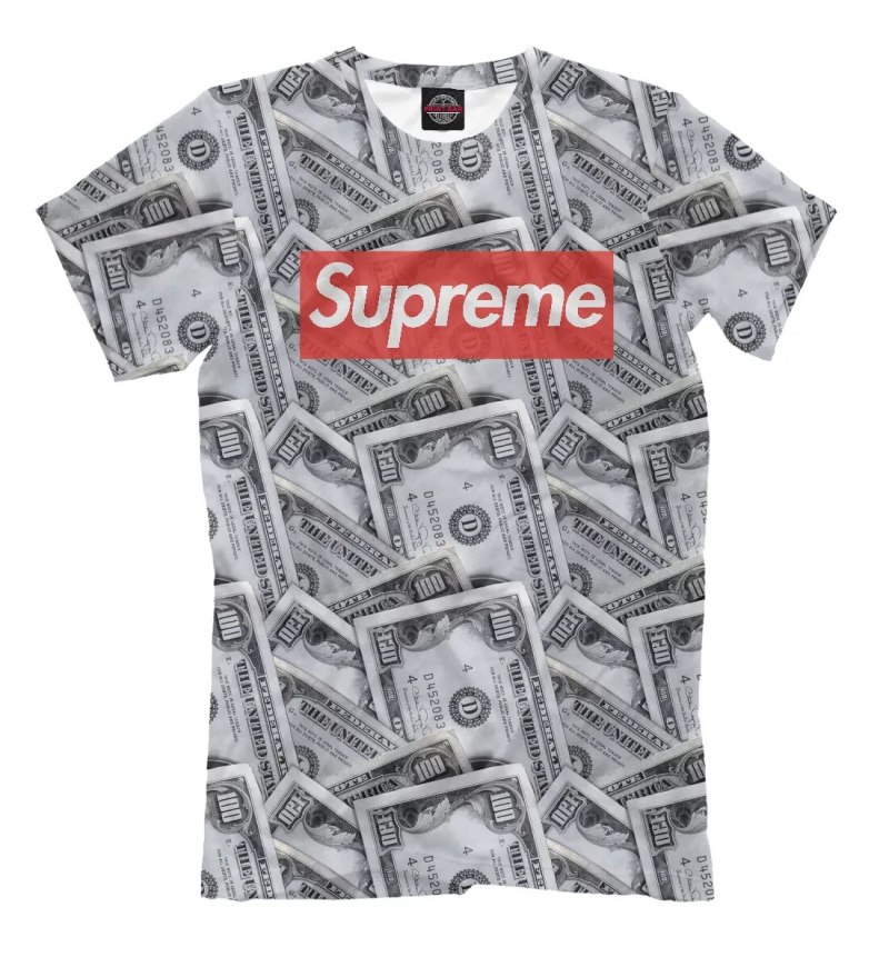 Футболки Суприм мужские