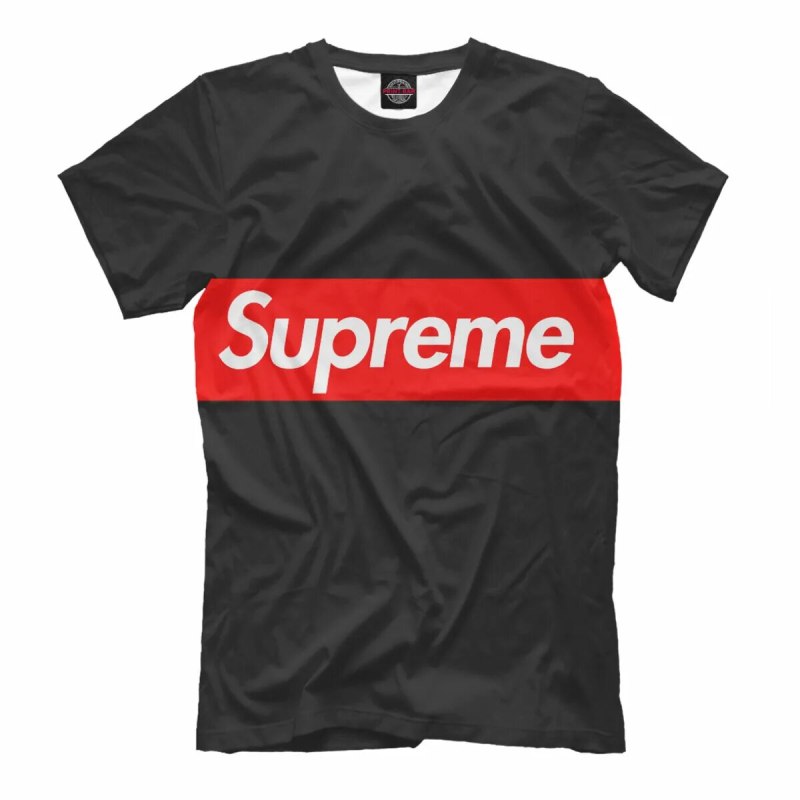 Красная футболка Суприм