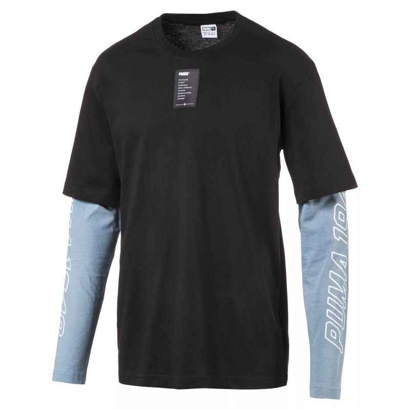 Футболка с двойным рукавом мужская