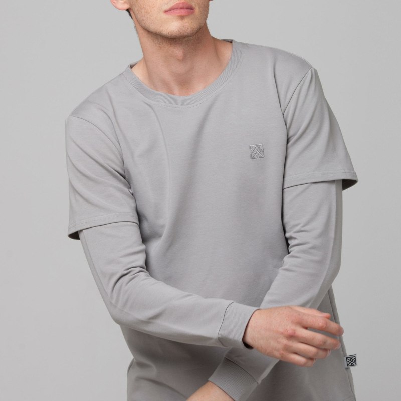 Лонгслив с двойным рукавом