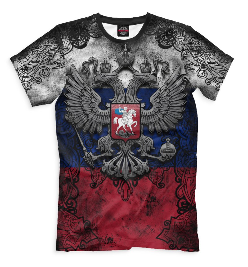 Футболка герб России